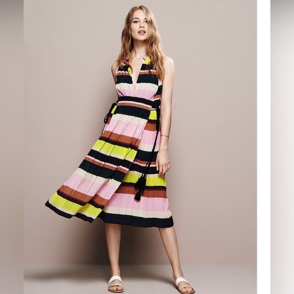 Apiece Apart La Rosa silk striped dress - Picture 4 of 11